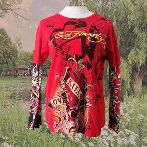 Y2k ed hardy long sleeve